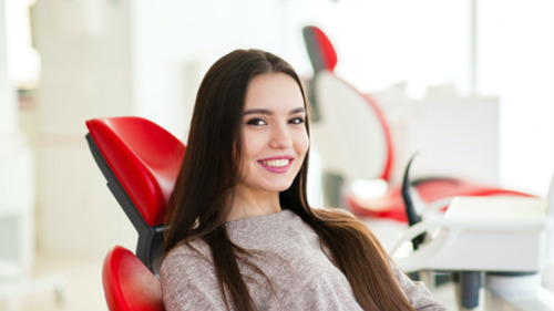 Patient in dental chair in Langhorne, PA