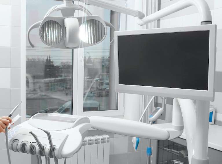 TV in treatment room | Desai Dental Care